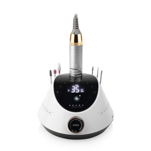Manicure cutter BUCOS Nail Drill X2 PRO WHITE PEARL