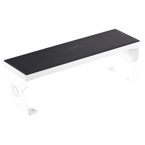COMFORT SHEMAX Armrest – Black on white legs