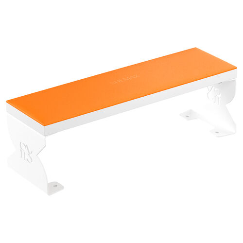 COMFORT SHEMAX Armrest – Orange on white legs