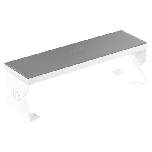 COMFORT SHEMAX Armrest – Gray on white legs