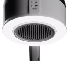Витяжка для манікюру та педикюру з LED лампою SHEMAX Duo Pro 76W біла професійна