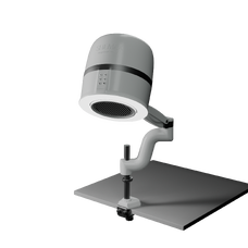 Витяжка для манікюру та педикюру з LED лампою SHEMAX Duo Pro 76W біла професійна