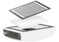 Вбудований нігтьовий пилозбірник SHEMAX - Style V-PRO - Білий
