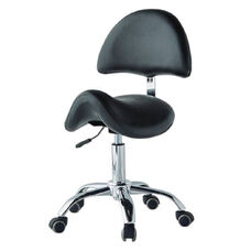 Craftsman's saddle stool model 017 Black