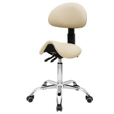 Craftsman's saddle stool model 1037-3 Beige