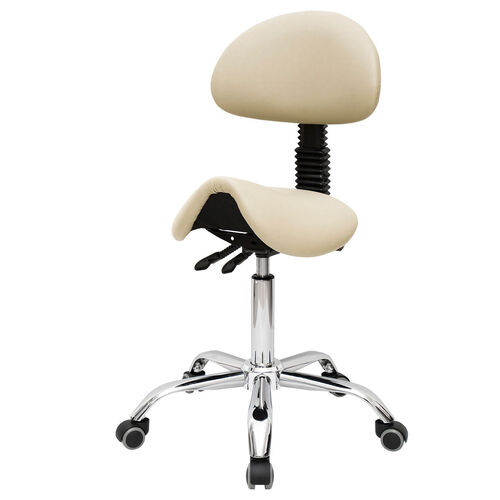 Craftsman's saddle stool model 1037-3 Beige