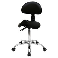 Craftsman's saddle stool model 1037-3 Black