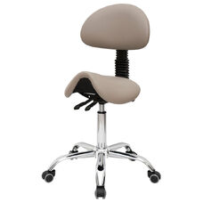 Craftsman's saddle stool model 1037-3 Gray