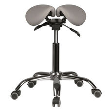 Craftsman's saddle stool model 4008 Gray