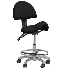 Craftsman's saddle stool model 018 Black