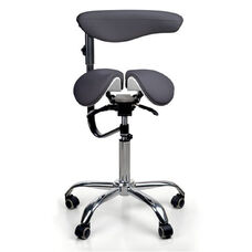 Craftsman's saddle stool model 8016-2 Anthracite