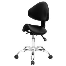 Craftsman's saddle stool model 854 Black
