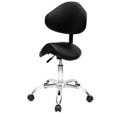 Craftsman's saddle stool model 854A Black