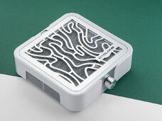 Витяжка для манікюру Bucos CYCLONE X2 SILVER з вугільним НЕРА-фільтром 72W