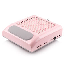 Витяжка для манікюру Simei 858-8 PINK з НЕРА-фільтром 80W