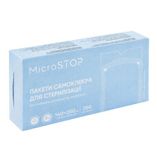 Пакети самоклеючі Microstop для стерилізації в автоклаві 140х250 мм, 200 шт
