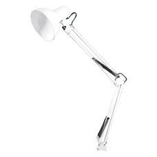 Table lamp on a clamp White