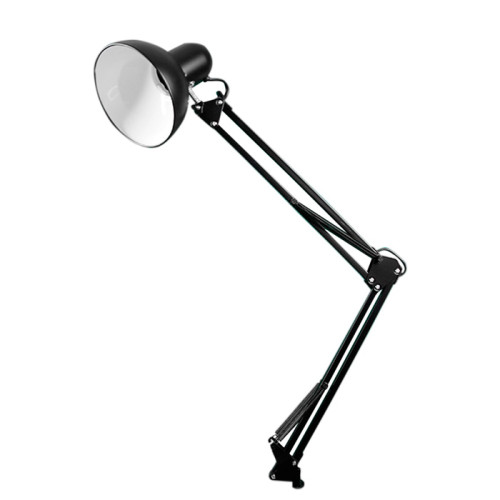 Table lamp on a clamp Black