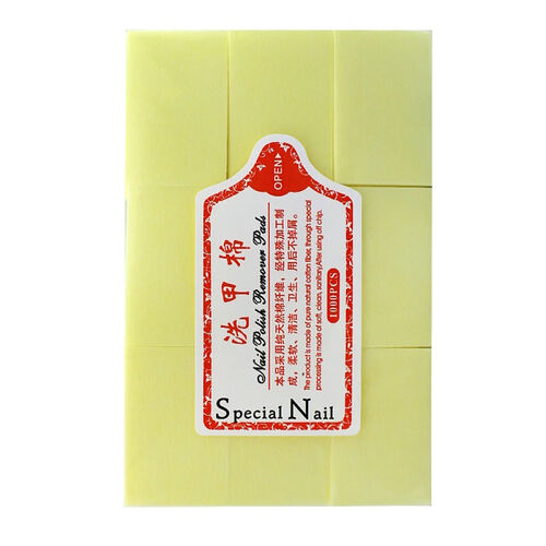 Lint-free napkins 6x4 cm, Yellow