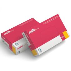 Рукавички нітрилові easyCARE nitrile BERRY малинові неопудрені, розмір M, 100 шт