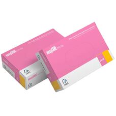 Рукавички нітрилові easyCARE nitrile PINK рожеві неопудрені, розмір XS, 100 шт