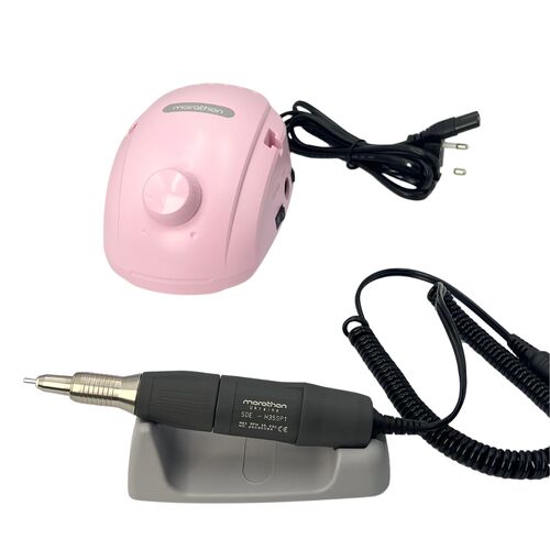  Nail Drill Marathon-3 Champion pink with handle H35SP1 35000 rpm 45 W