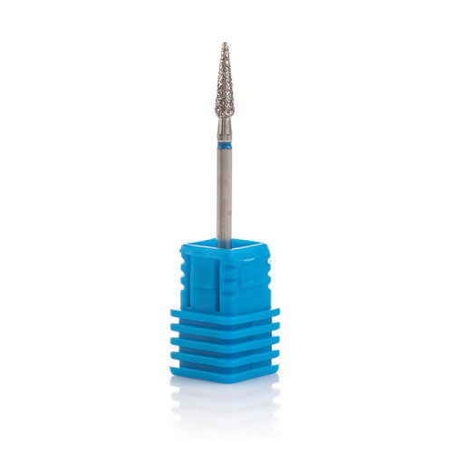 Diamond nozzle Rounded kidney, long - 266 030B diameter 3 mm blue