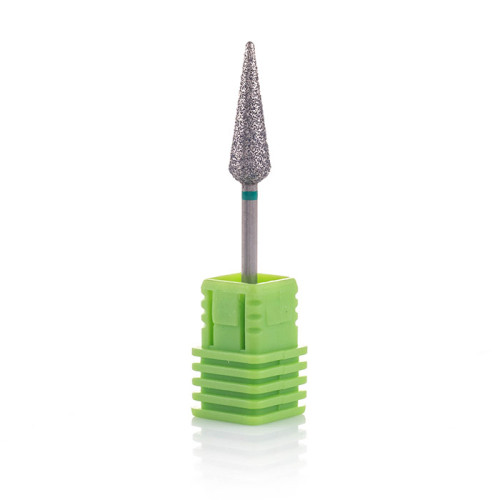 Diamond nozzle "bud rounded, long" - 893 065G diameter 6.5 mm green