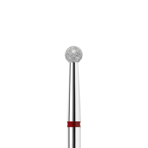 KWARK diamond-platinum bur, ball, red, 3 mm (PL312810FF)