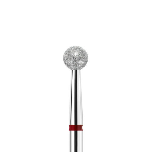 KWARK diamond-platinum bur, ball, red, 4 mm (PL403810FF)