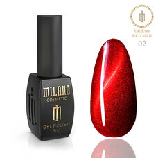 Гель-лак Cat Eyes RED SILK №02, 8 мл