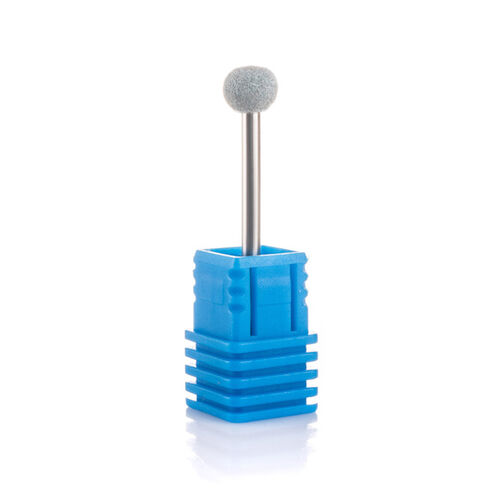 Corundum milling cutter "Ball" - 45-6, diameter 6.5 mm, gray