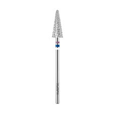 KWARK tungsten carbide cutter, herringbone cone for left-handed people "Shark Blade", blue-violet, 6 mm (EGLV-6015M-L)