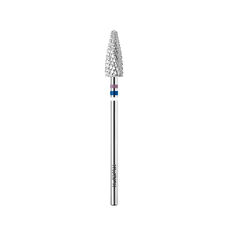 KWARK tungsten carbide cutter, wide cone "corn" for left-handed "Shark Blade", blue-violet, 6 mm (KANV-5013M-L)