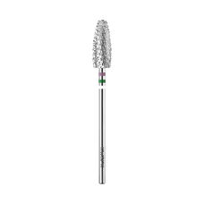 KWARK tungsten carbide cutter, large cone "corn" for left-handed "Shark Blade", green-purple, 6 mm (KANVD-6015-L)
