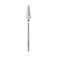 KWARK tungsten carbide cutter, herringbone cone for left-handed use, green, 6 mm (KC601404C0-L)