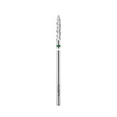 KWARK tungsten carbide cutter, sharp cone for left-handed use, green, 2.3 mm (KC95904CO-L)