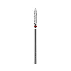 KWARK tungsten carbide cutter, sharp cone for left-handed use, red, 2.3 mm (KC95904FO-L)