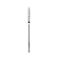 KWARK tungsten carbide cutter, sharp cone for left-handed use, blue, 2.3 mm (KC95904MO-L)