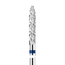 KWARK tungsten carbide cutter, sharp cone for left-handed use, blue, 2.3 mm (KC95904MO-L)
