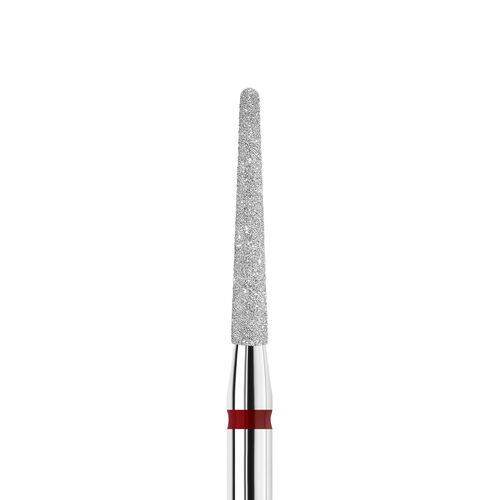 KWARK diamond-platinum bur, rounded cone, red, 1.8 mm (PL181240FD)