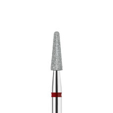 KWARK diamond-platinum bur, rounded cone, red, 2.5 mm (PL258040FD)
