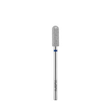 KWARK diamond-platinum bur, long spherical cylinder "microphone", blue, 4 mm (PL401230MF)
