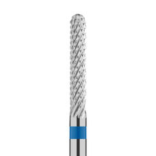Carbide cutter "Cylinder, hemispherical end" - 144190023, blue