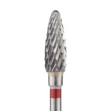 Carbide cutter "Cylinder, hemispherical end" - 274140040, red