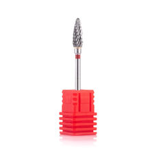 Carbide cutter "Cylinder, hemispherical end" - 274140040, red