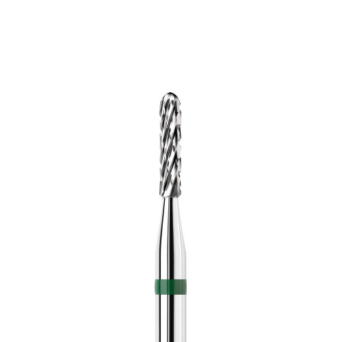 KWARK tungsten carbide cutter, spherical cylinder, green, 1.6 mm (KC09106C0)