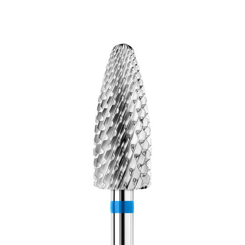 KWARK tungsten carbide cutter, rounded cone "corn", blue, 6 mm (KT60124M0)