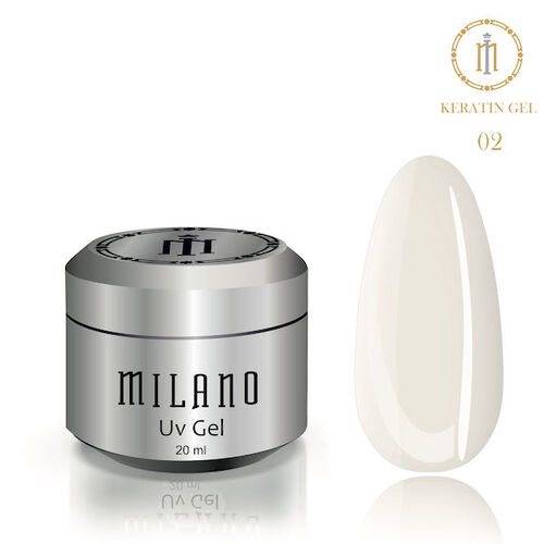 Gel Keratin Gel Milano No. 002, 20 ml