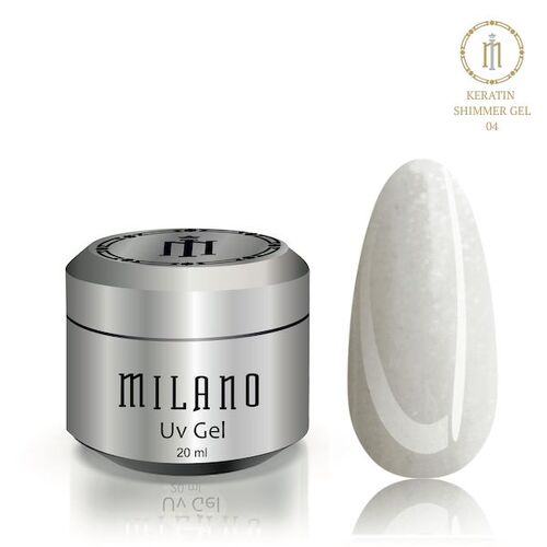 Gel Keratin Shimmer Gel Milano No. 004, 20 ml